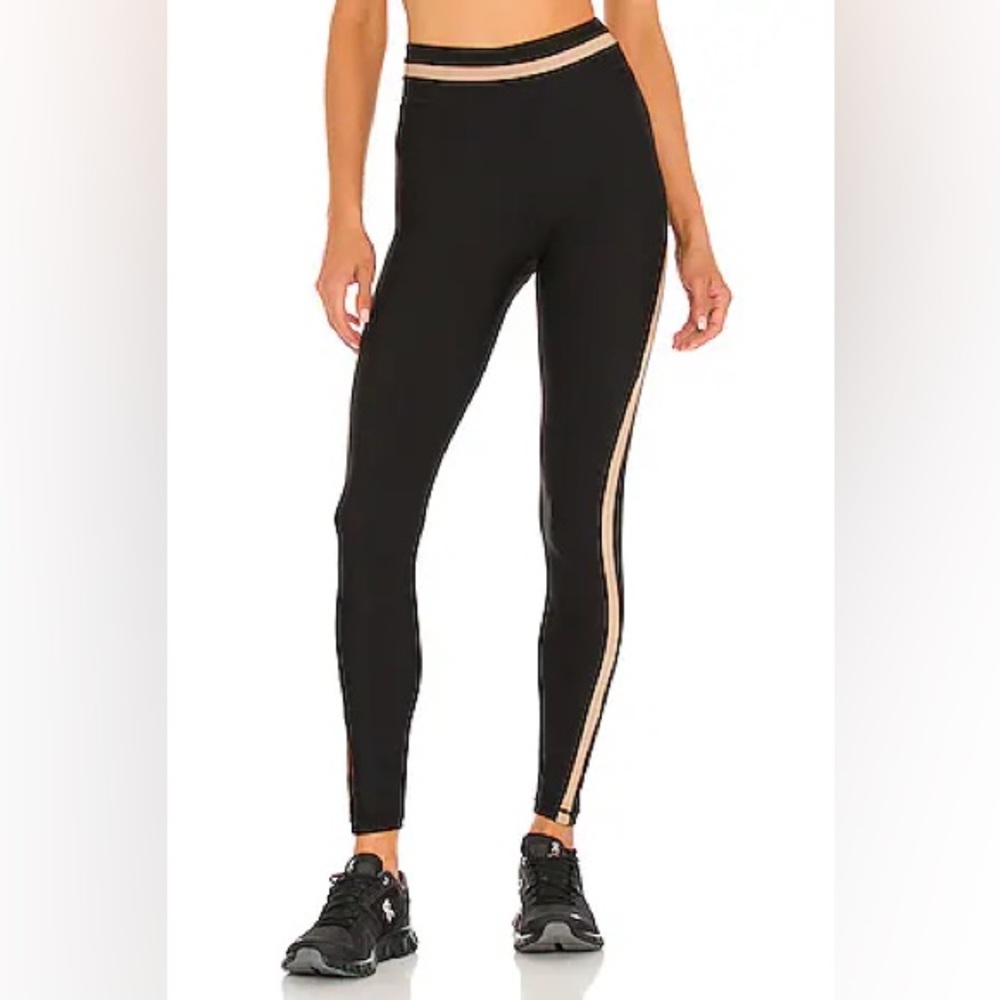 THE UPSIDE Play Colour Block Sandy Yoga Pant in Black Size US 6